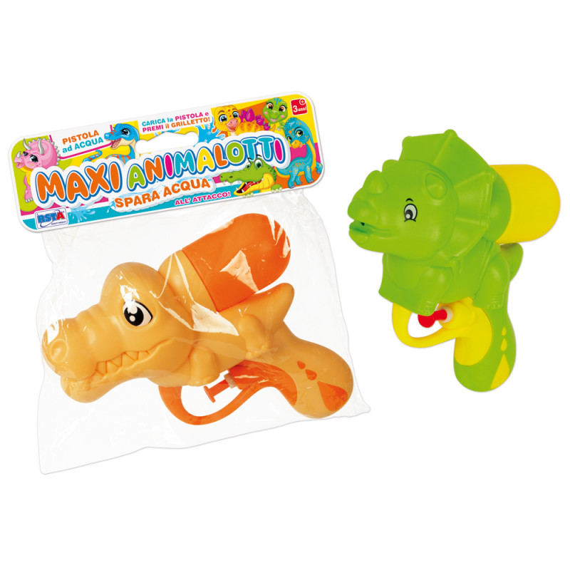 Pistola ad acqua maxi Animalotti cm. 15 in 2 ass.ti
