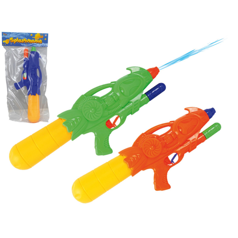 Pistola ad acqua a pressione cm. 40 in 3 colori
