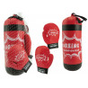 Set pugile con 2 guantoni