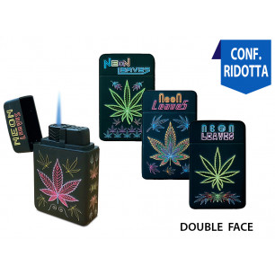 Accendino Dora fiamma turbo Foglie