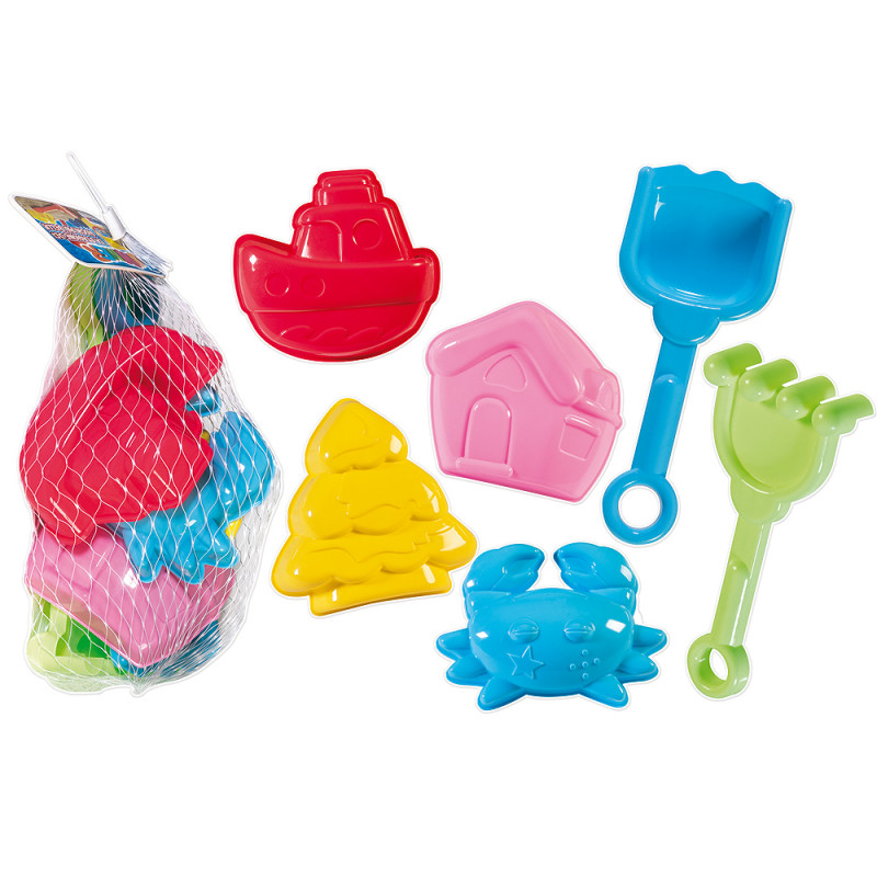 Set 4 formine con paletta e rastrello