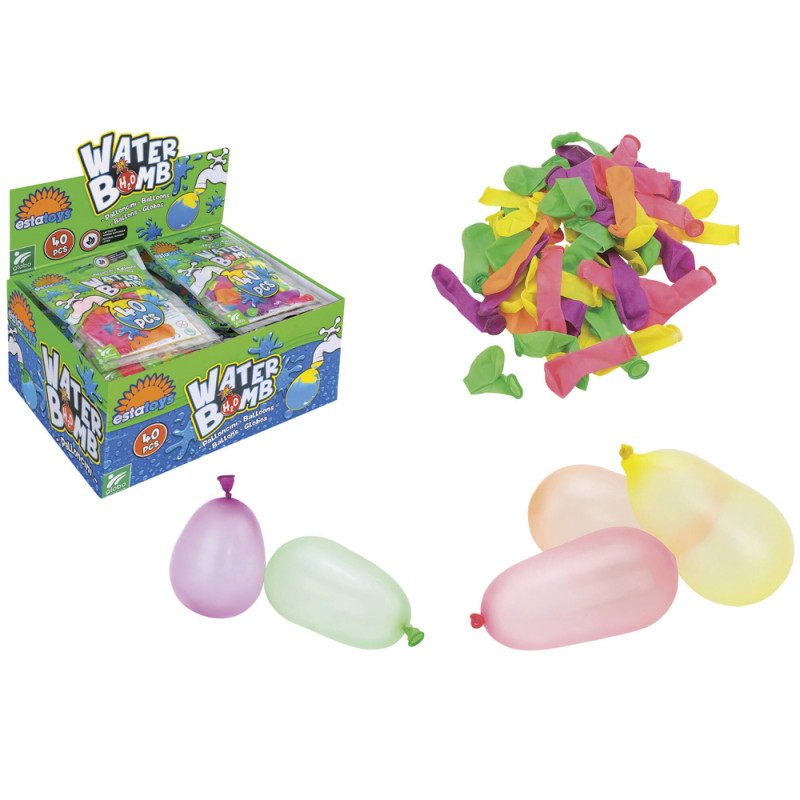 Display 72 buste da 40 bombe ad acqua