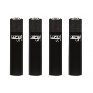 Accendini Clipper Large Black Soft
