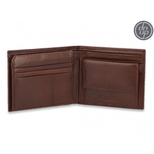 Portafoglio uomo compatto DNUP in pelle colori assortiti