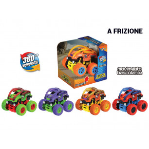 Auto monster acrobatica in 4 colori
