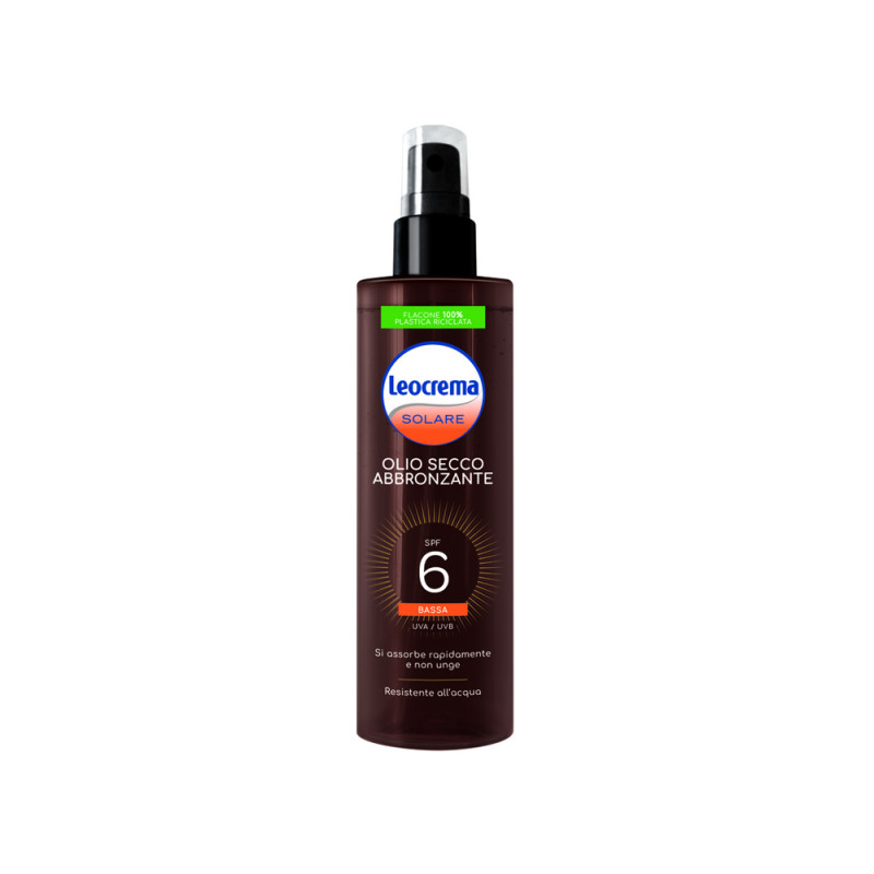 Olio solare Spray Leocrema FP6 200 ml 
