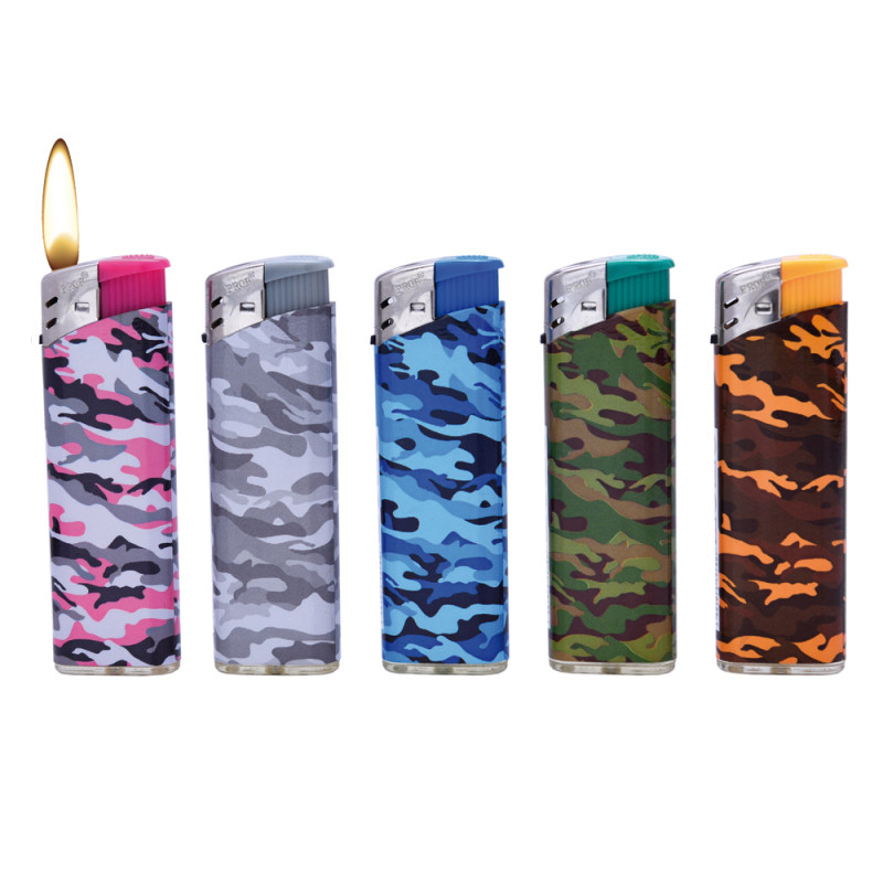 Accendino Prof piezo Camouflage