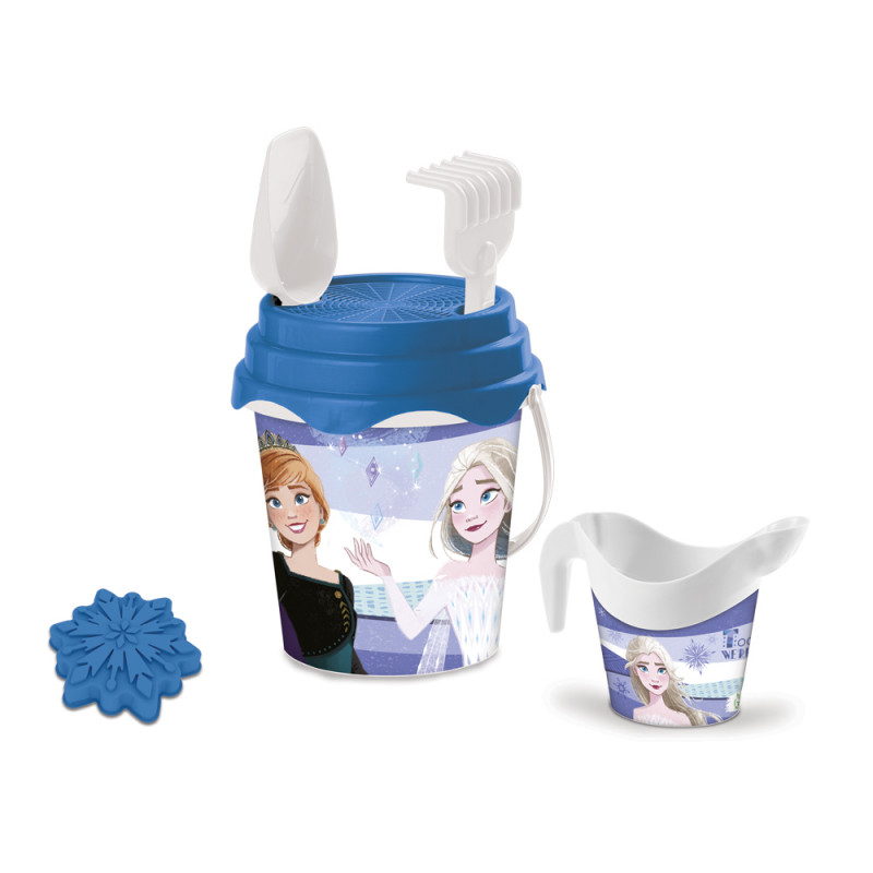 Secchiello Frozen diam. cm. 17 con innaffiatoio e accessori