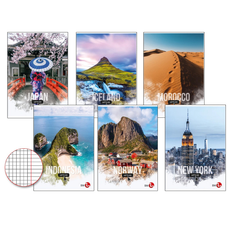 Quadernoni BM maxi Città rigo 4F 80gr