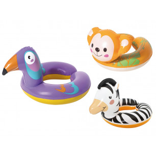 Salvagente Bestway con testa di animale 3 ass.ti