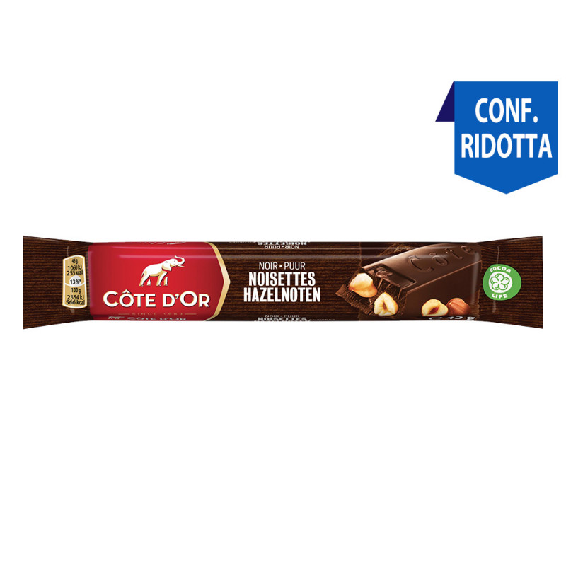 Barrette Cote d'Or Fondente con nocciole 45 g