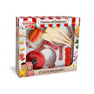 Pentoline rosse giocattolo con accessori
