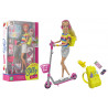 Bambola fashion Olly con monopattino e accessori