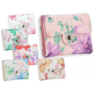 Portafoglio Diana & Co donna piccolo fioreggiato colori assortiti