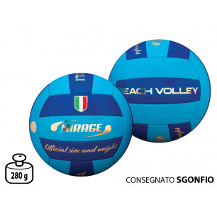 Palla volley Mirage Italy in ecopelle cucito SGONFIO