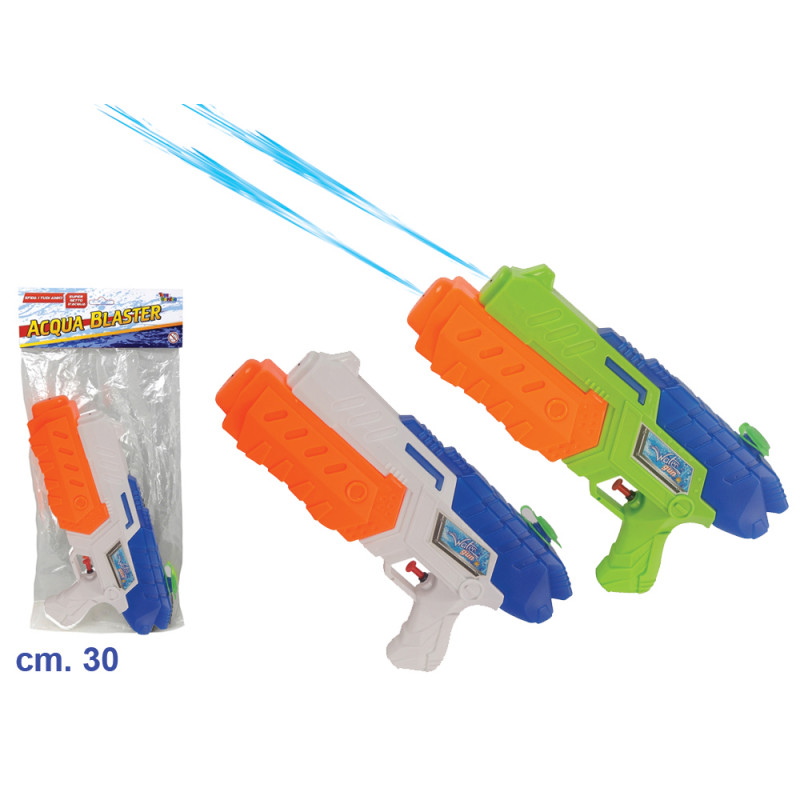 Pistola ad acqua Aqua Blaster cm. 30 in 2 colori