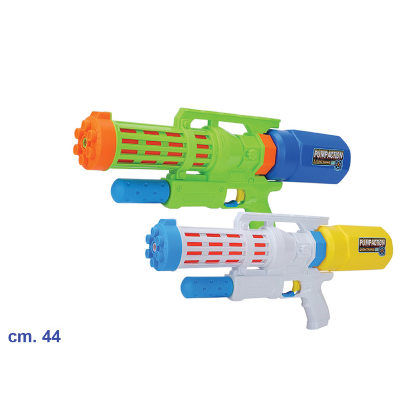 Fucile ad acqua a pressione cm. 44 in 2 colori