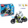 Moto a frizione scala 1:64 con luci e suoni con personaggio