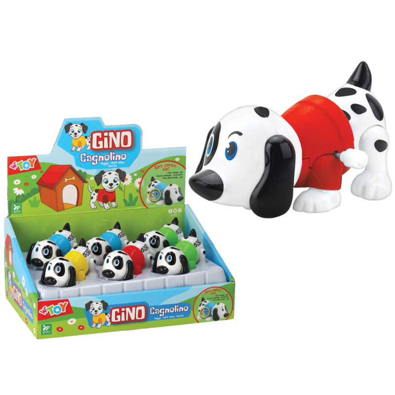 Cagnolino a molla display 12 pz in 4 colori