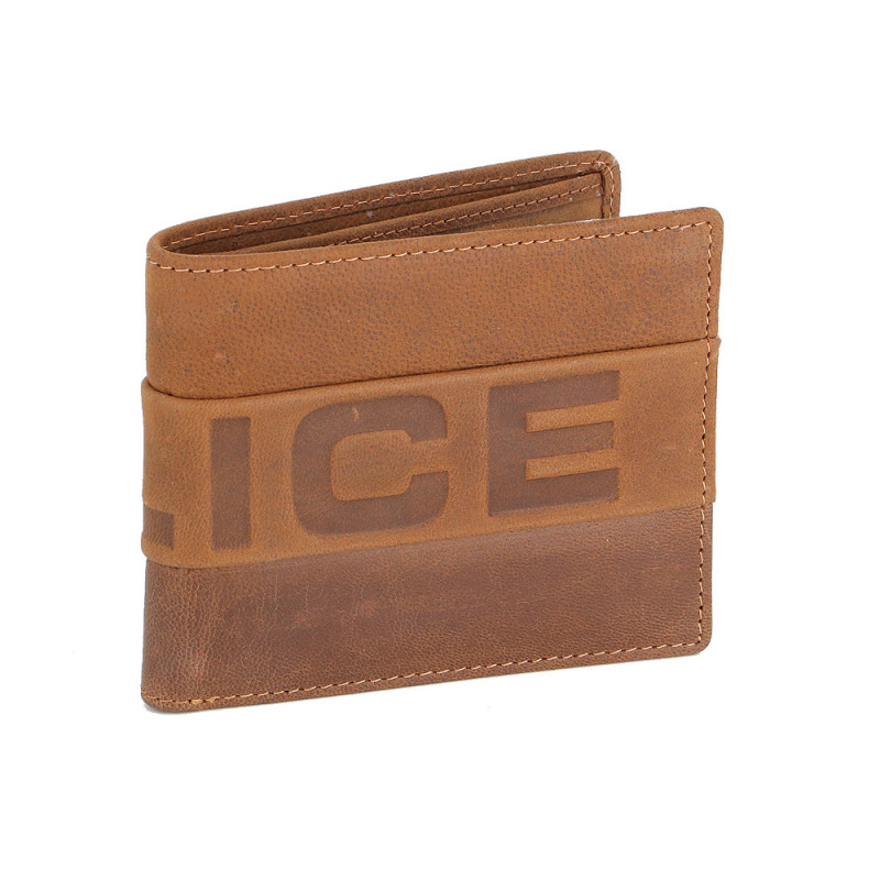 Portafoglio uomo Police con scritta e portacards