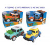 Modellini Crazy Cars a frizione 4 colori