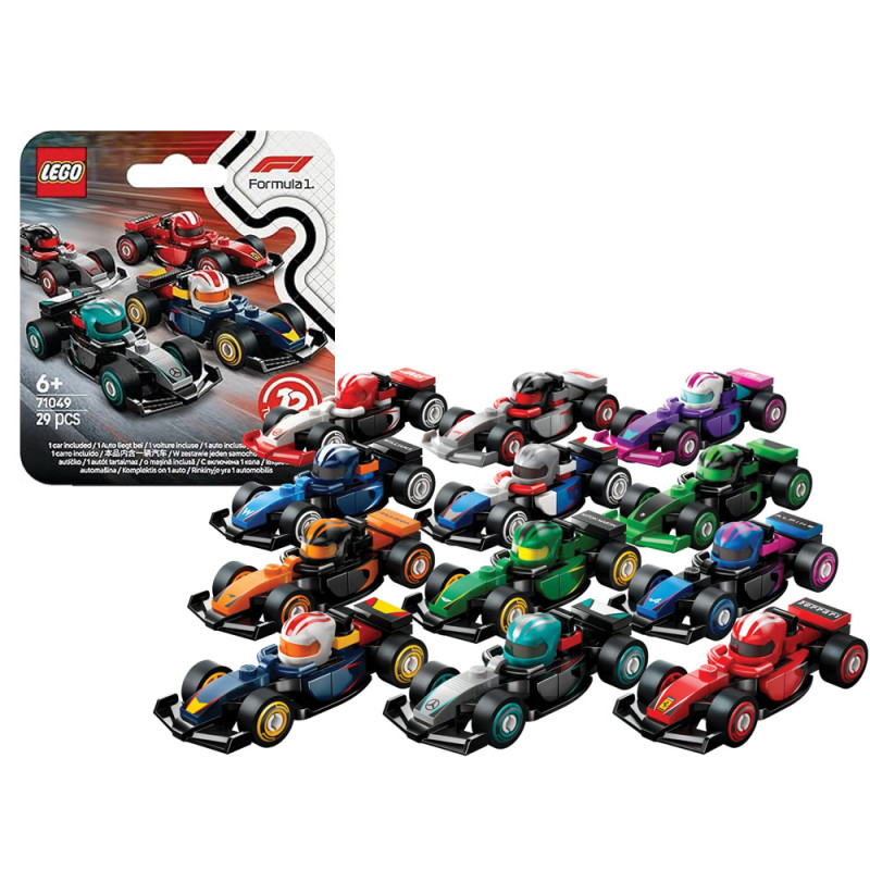 Lego Monoposto di Formula1 71049 display 36 pz