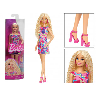 Barbie Fashionista n. 223 bionda con vestito super chioma
