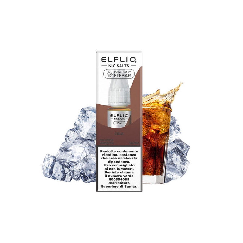 Liquido Cola Elfliq con nicotina 20 mg 10 ml