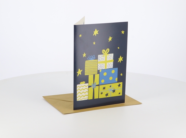 Biglietti generici senza testo con interno a colori