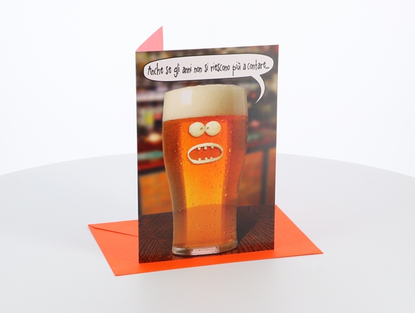 Biglietti umoristici Birra & Smile