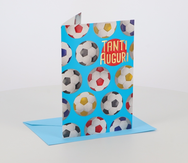 Biglietti Buon Compleanno maschili con rilievo e oro