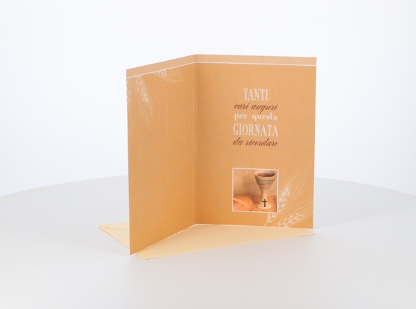 Biglietti Comunione con immagini simbolo