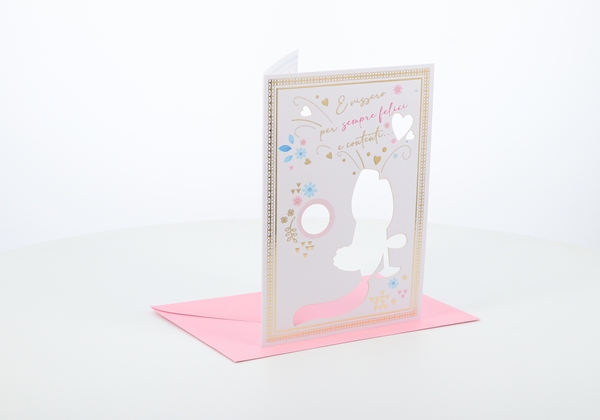 Biglietti Matrimonio con fustella taglio laser