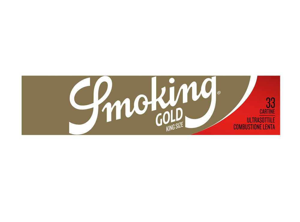 Cartine Smoking Oro Slim Lunghe