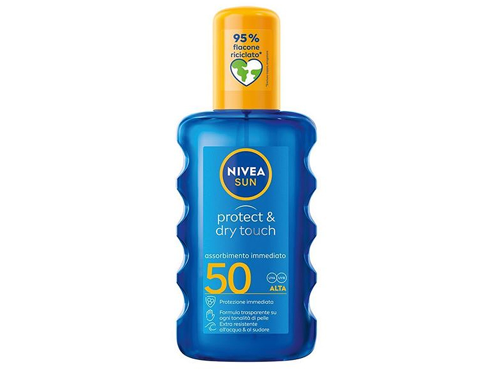 Latte solare Nivea Spray Dry Touch FP50 da 200 ml