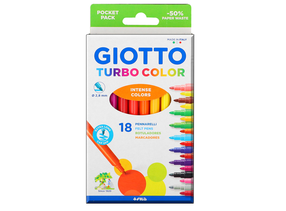 Pennarelli Giotto Turbocolor da 18